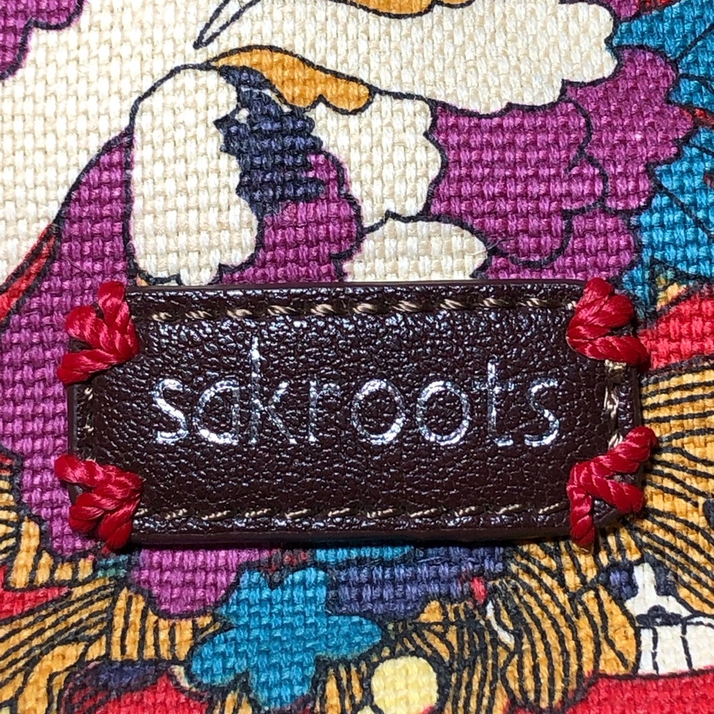 sakroots floral canvas boho crossbody - Picture 8 of 9